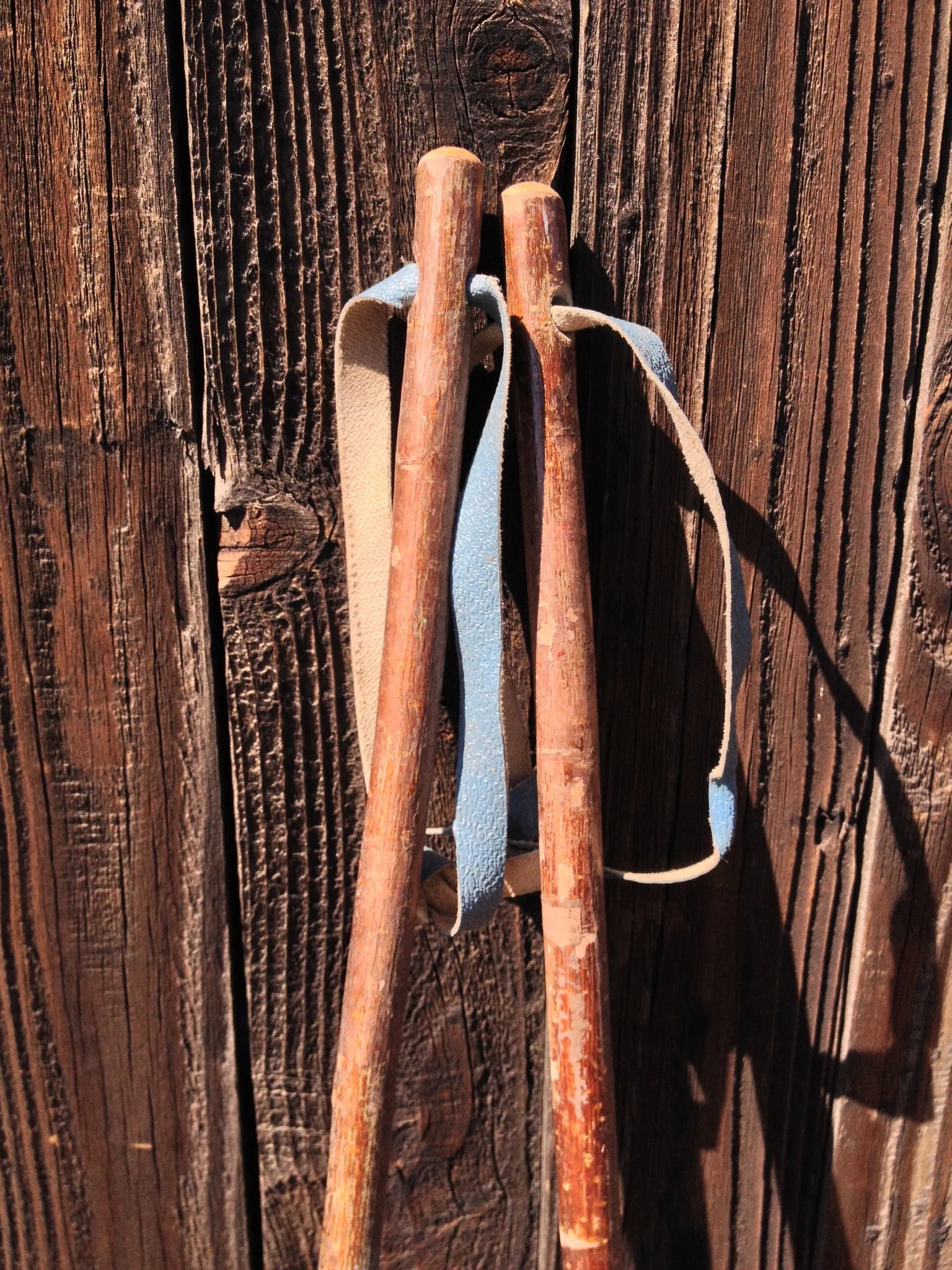 Vintage Hickory Children Ski Poles