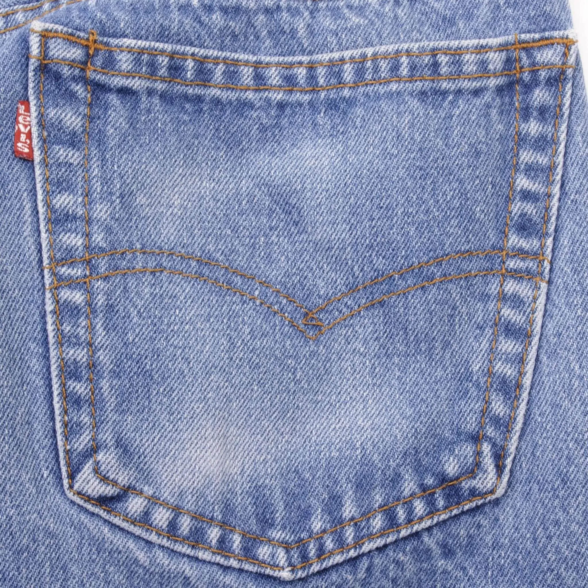 VINTAGE LEVIS 501 JEANS INDIGO 1980S SIZE W31 L33 MADE IN USA