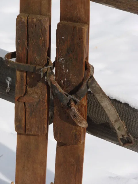 Vintage Skis - Primitive Childrens Skis