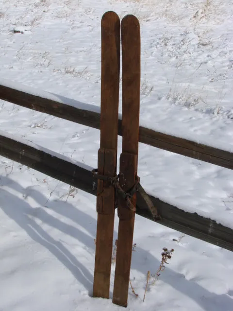 Vintage Skis - Primitive Childrens Skis