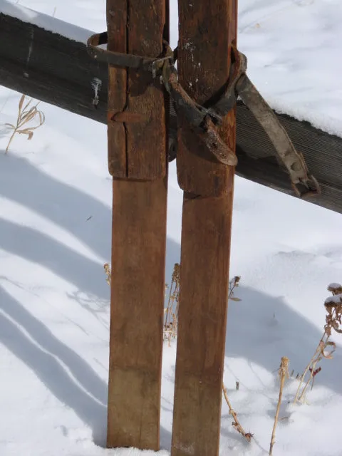 Vintage Skis - Primitive Childrens Skis