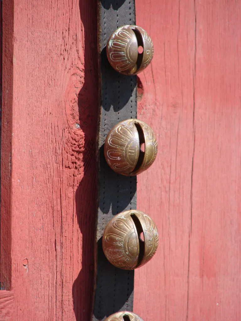 Vintage Sleigh Bells - Graduated Sizes - Brass