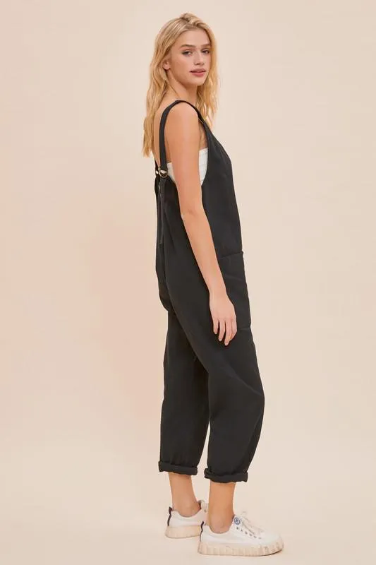 Vneck Pocket Jumpsuit