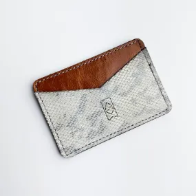 Western Woods Collection | Card Holder | Bourbon   Winter Python