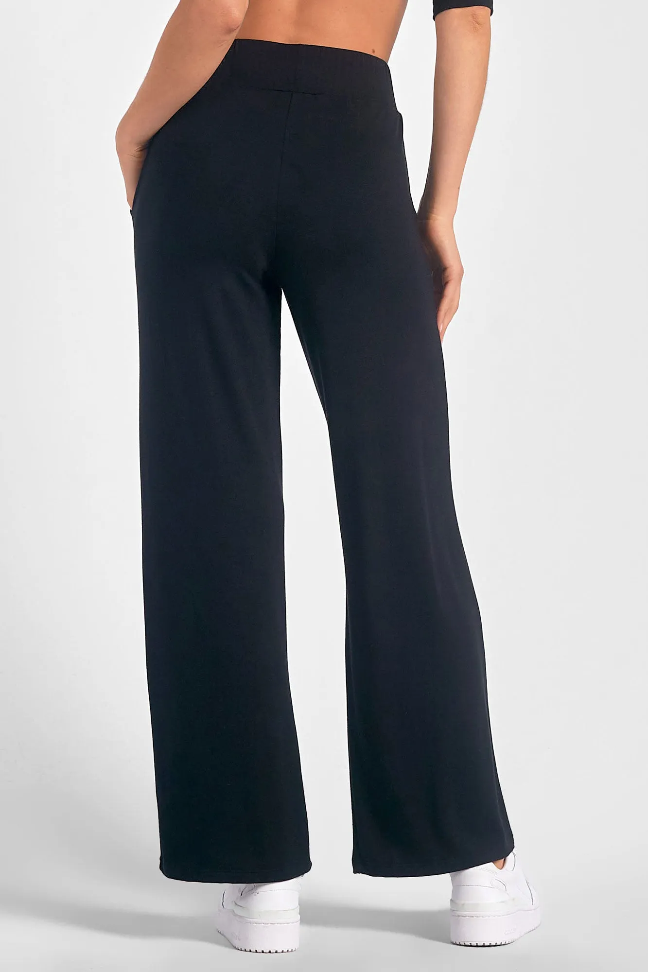 Wide Leg Elasticized Pant