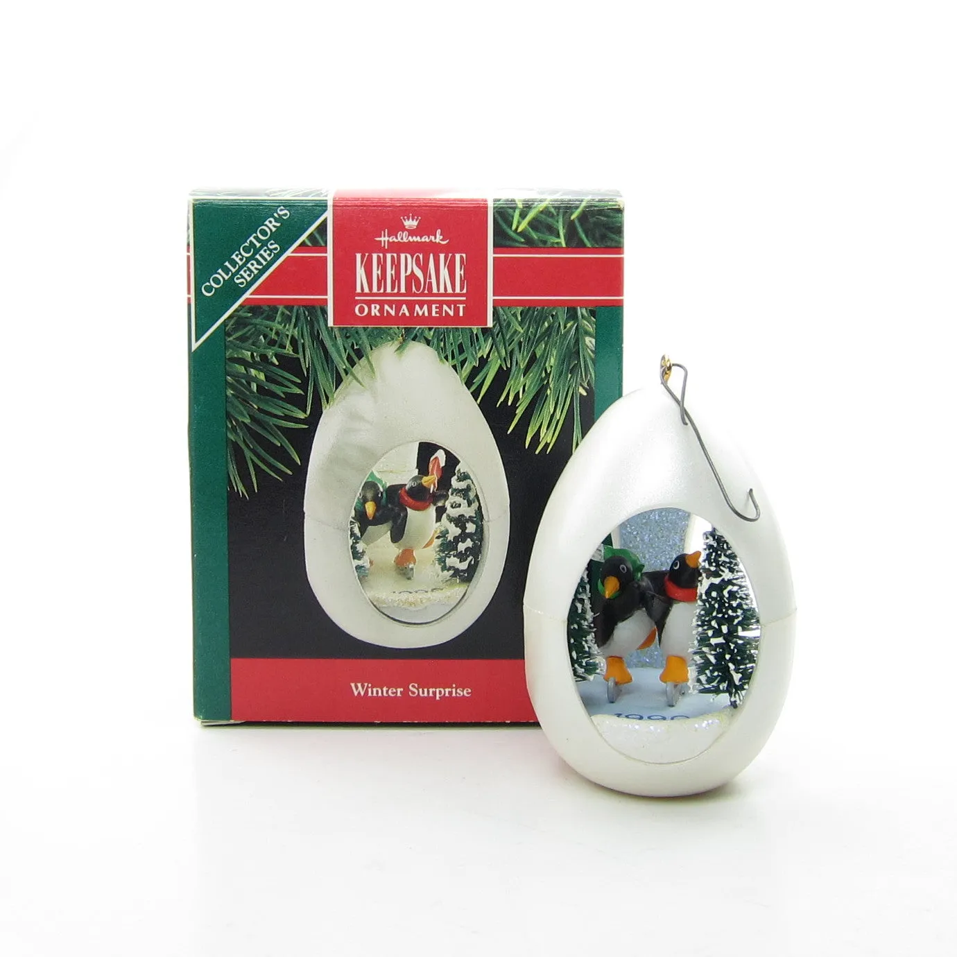 Winter Surprise #2 Penguin Ornament Vintage 1990 Hallmark Keepsake