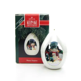 Winter Surprise #4 Penguin Ornament Vintage 1992 Hallmark Keepsake