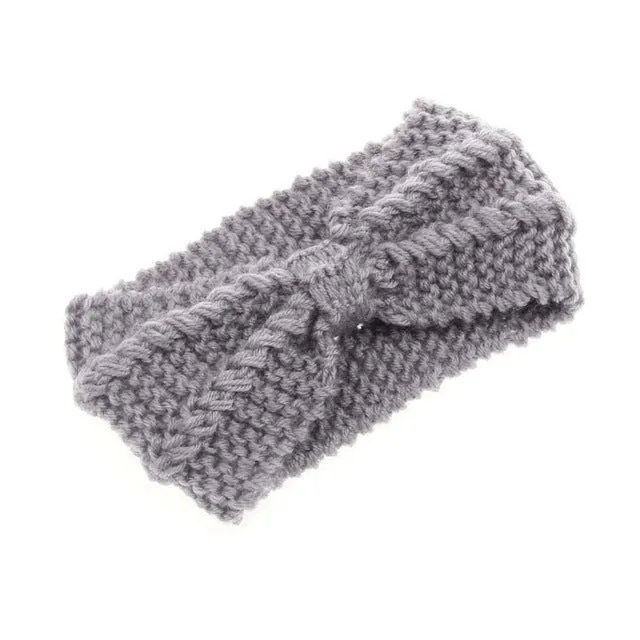 Women Winter Warmer Ear Knitted Wide Stretch Crochet Headband Headwrap