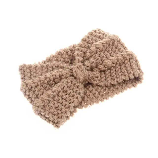 Women Winter Warmer Ear Knitted Wide Stretch Crochet Headband Headwrap