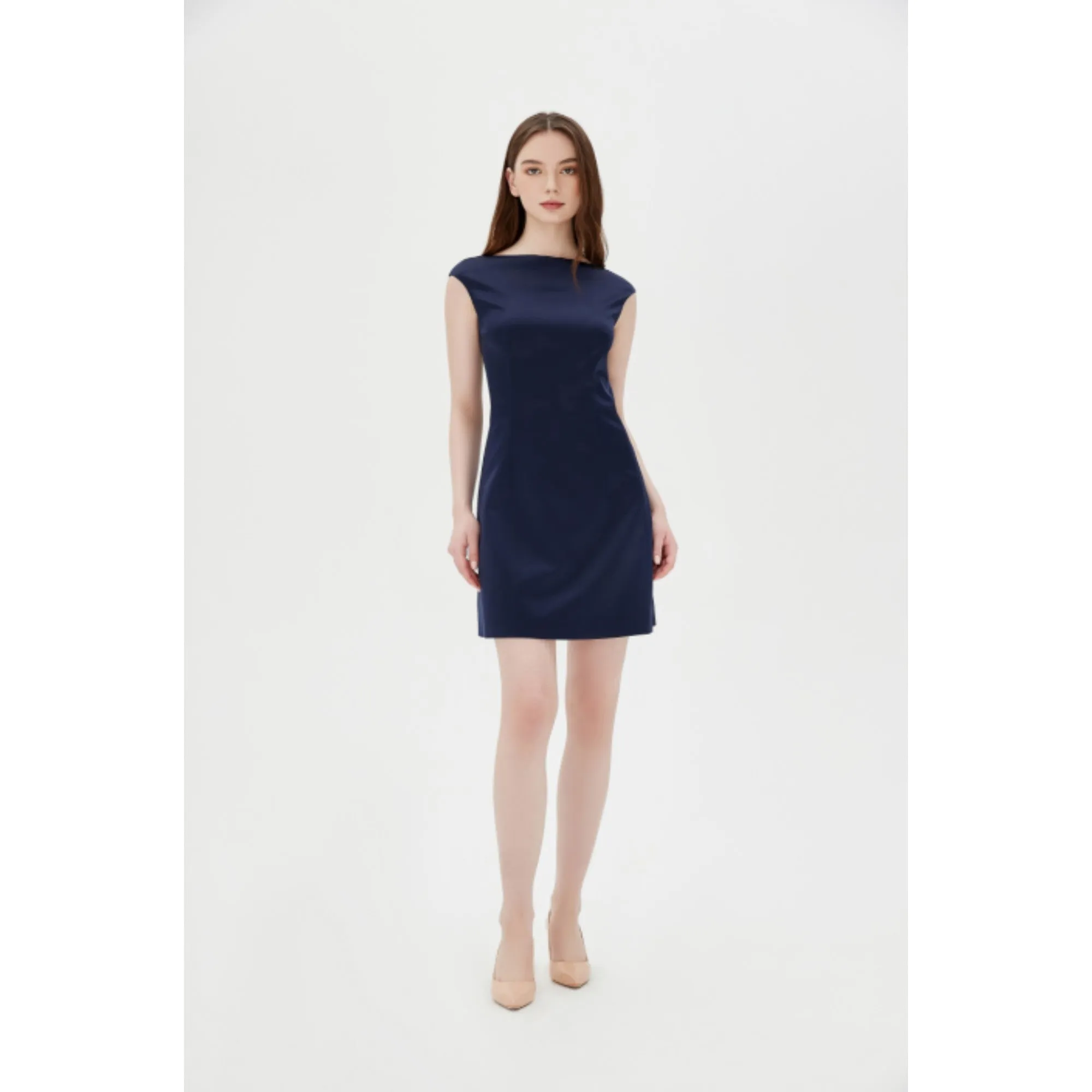 Women Wmd-Ellliee-Bodycon Dress With Seam Details - Dk-Navy