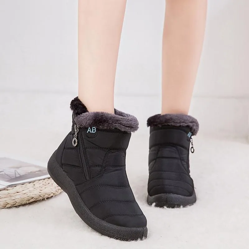 Women's waterproof snow boots - warm &amp; stylish