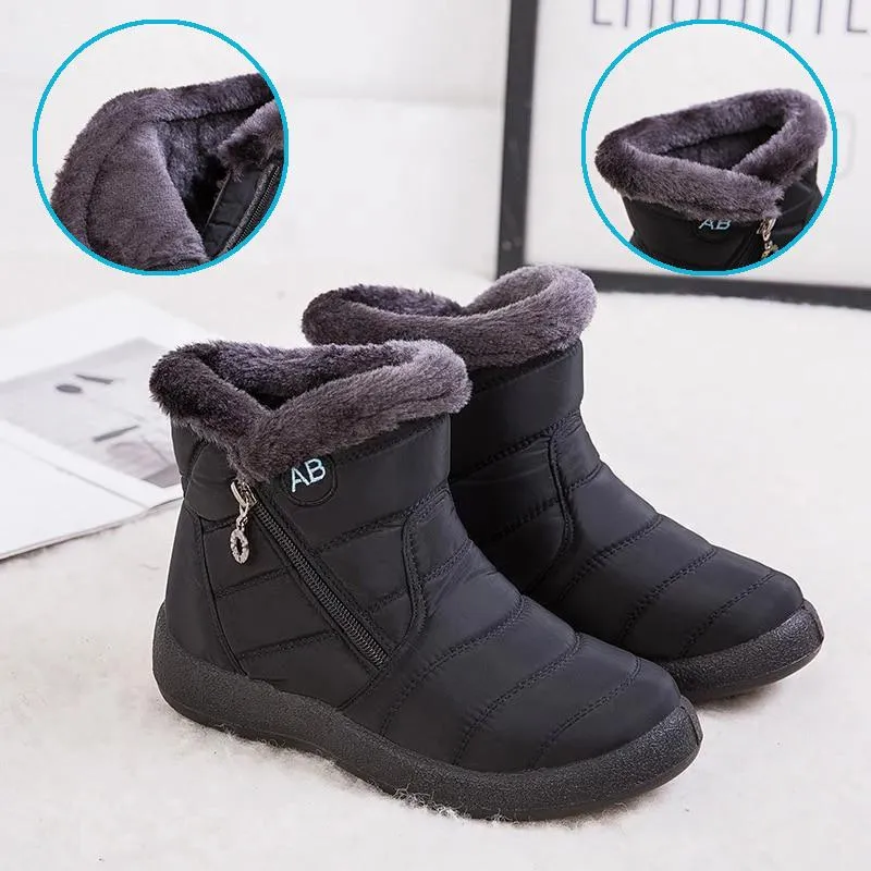 Women's waterproof snow boots - warm &amp; stylish